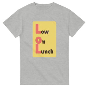 Low on Lunch — ash unisex t-shirt