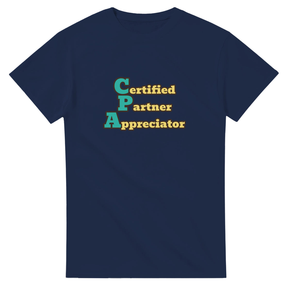 Certified Partner Appreciator — navy unisex t-shirt