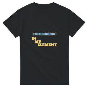 Fatherhood: In My Element — black unisex t-shirt
