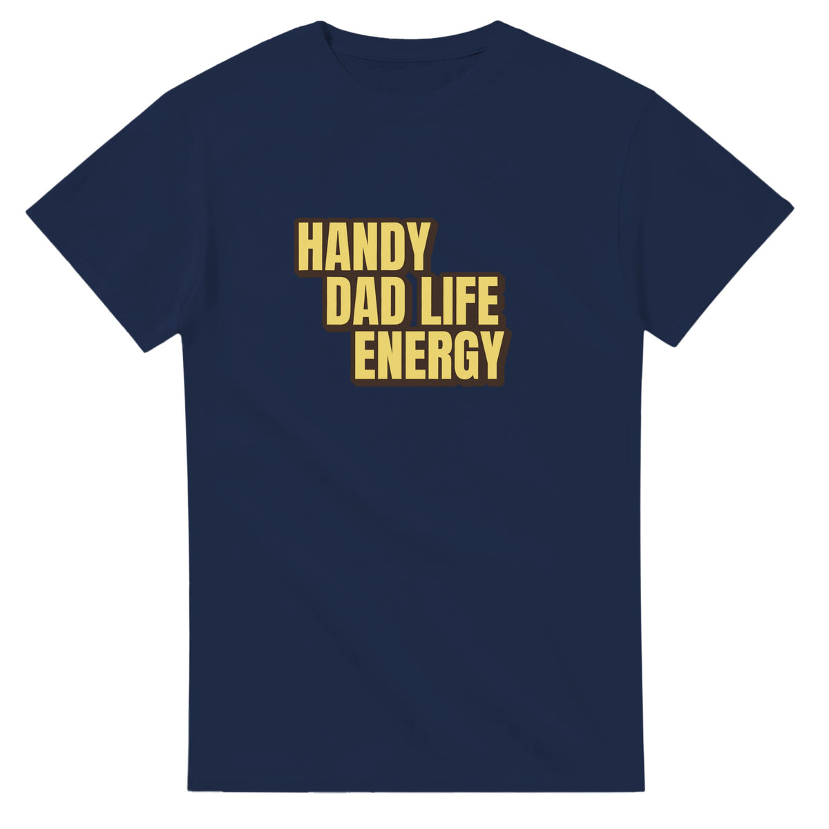 Handy Dad Life Energy — navy unisex t-shirt