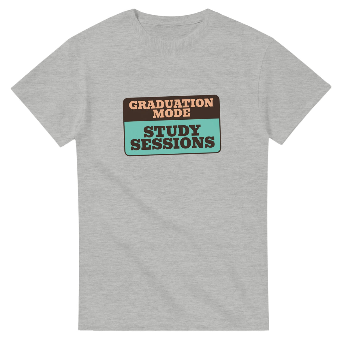Graduation Mode Powered By Study Sessions — ash unisex t-shirt