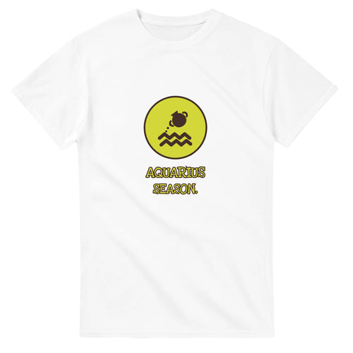 Aquarius Season — white unisex t-shirt