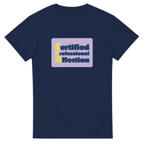 Certified Professional Affection — navy unisex t-shirt