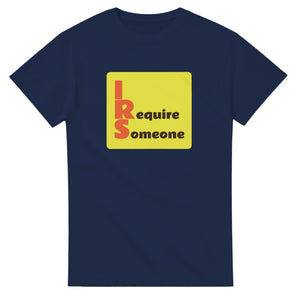 I Require Someone — navy unisex t-shirt