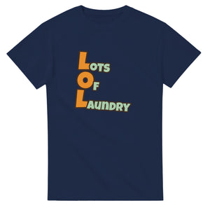 Lots of Laundry — navy unisex t-shirt