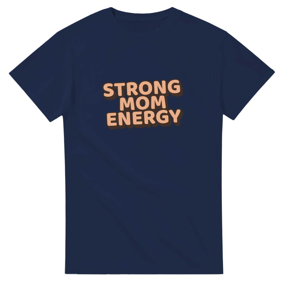 Strong Mom Energy — navy unisex t-shirt