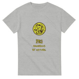 Pig • Generous By Nature — ash unisex t-shirt