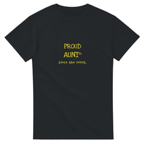 Proud Aunt • Since The 2020s — black unisex t-shirt