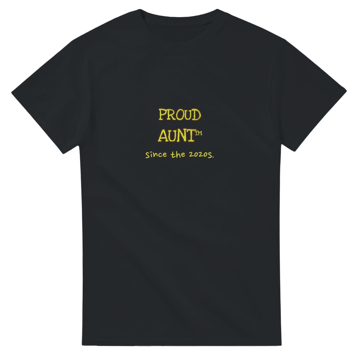 Proud Aunt • Since The 2020s — black unisex t-shirt