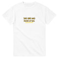The One Who Packs At 3AM — white unisex t-shirt