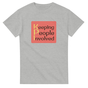 Keeping People Involved — ash unisex t-shirt