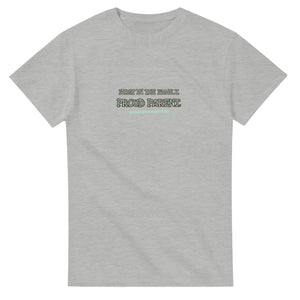 First In The Family. Proud Parent — ash unisex t-shirt