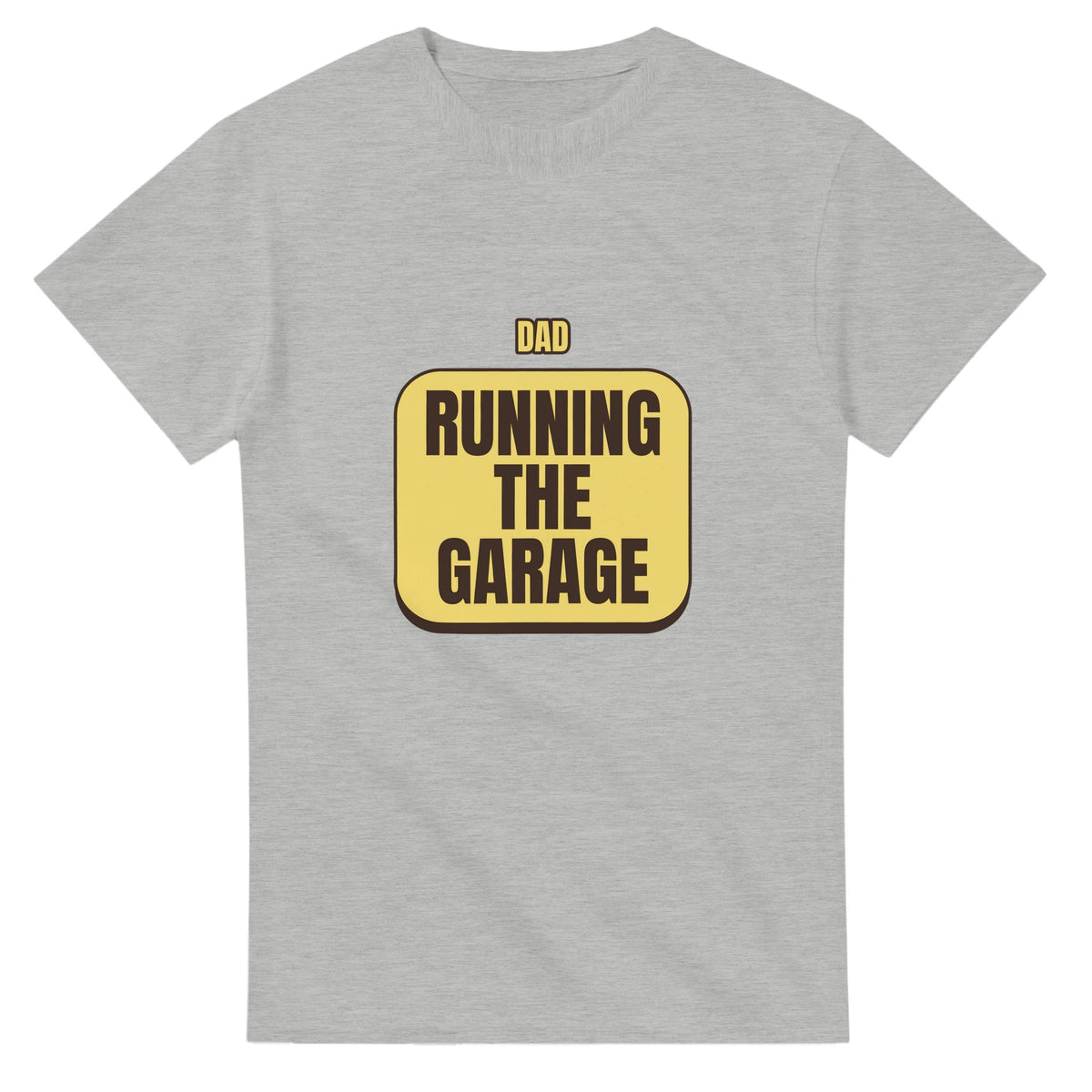Dad: Running The Garage — ash unisex t-shirt