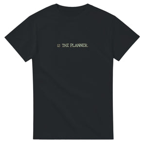 The Planner — black unisex t-shirt