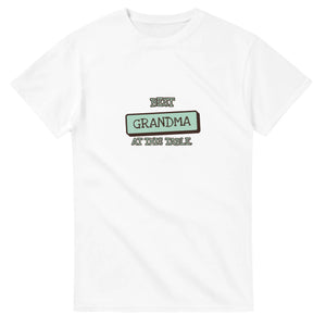 Best Grandma At This Table — white unisex t-shirt