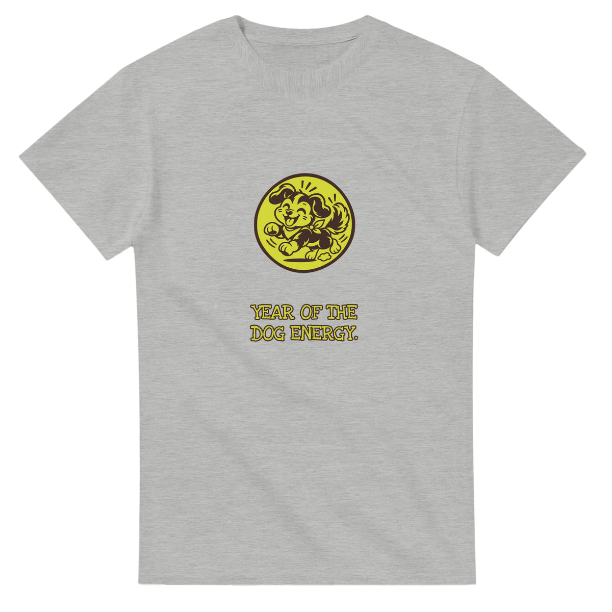 Year Of The Dog Energy — ash unisex t-shirt