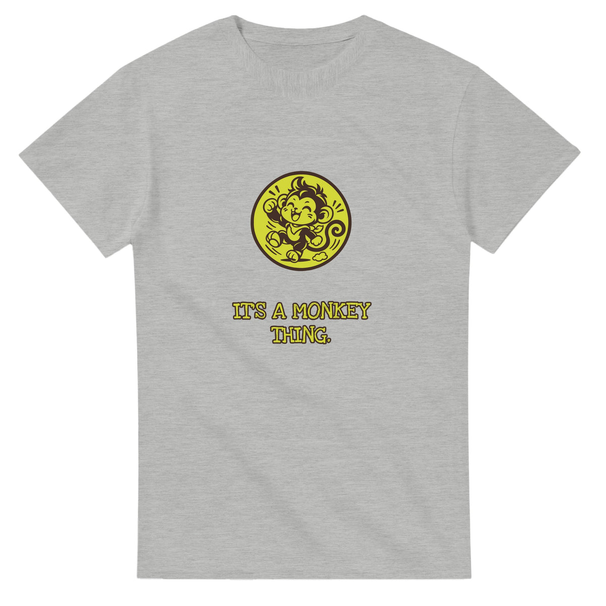 It’s A Monkey Thing — ash unisex t-shirt