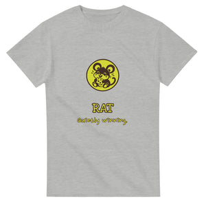 Rat • Quietly Winning — ash unisex t-shirt