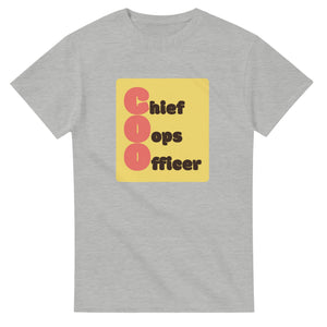 Chief Oops Officer — ash unisex t-shirt