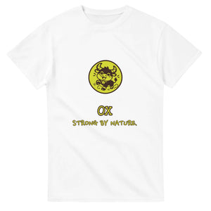 Ox • Strong By Nature — white unisex t-shirt