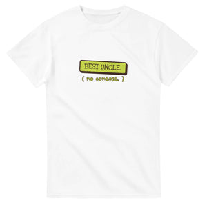 Best Uncle. No Contest — white unisex t-shirt