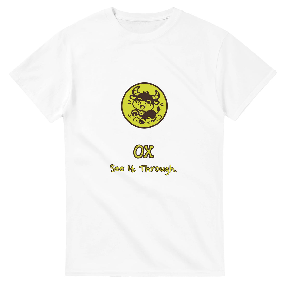 Ox • See It Through — white unisex t-shirt