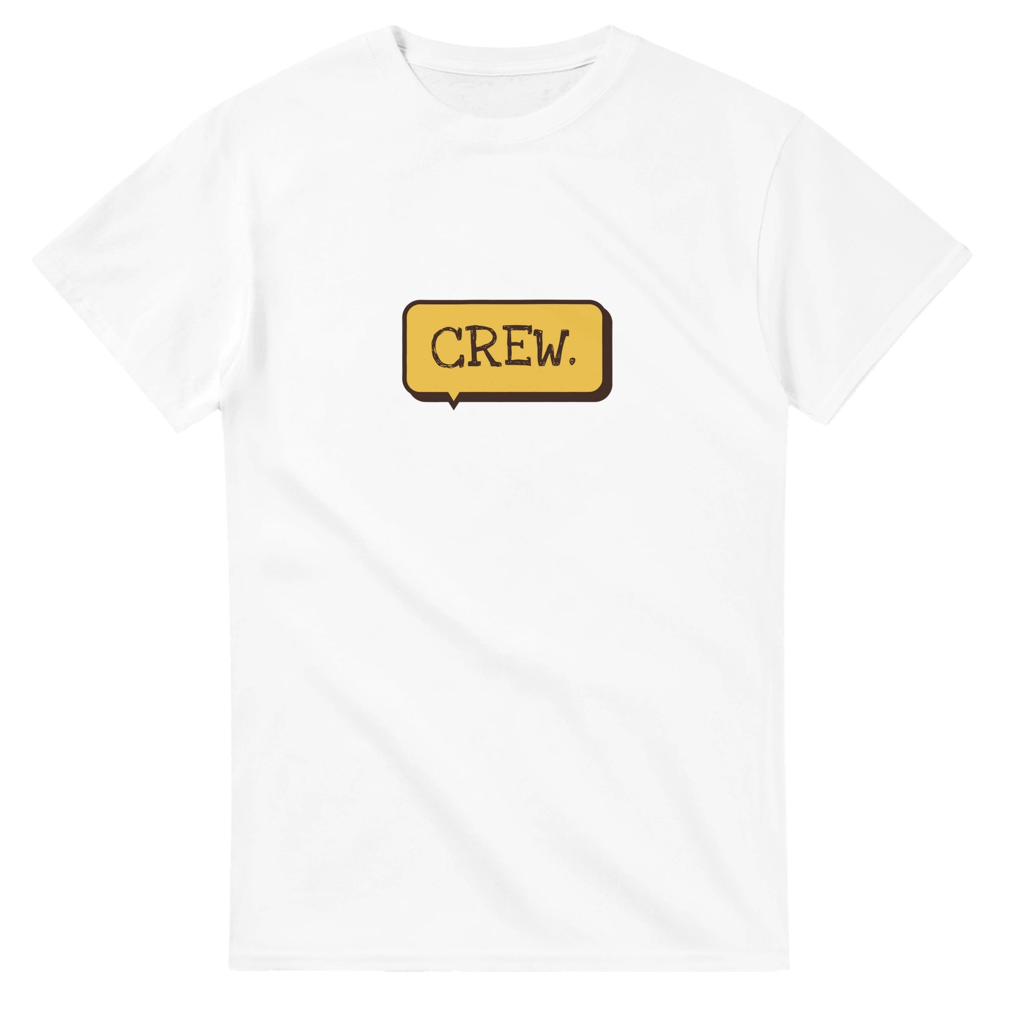 Crew — white unisex t-shirt