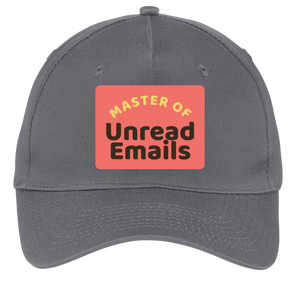 charcoal adjustable cotton twill cap