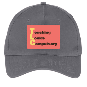 charcoal adjustable cotton twill cap