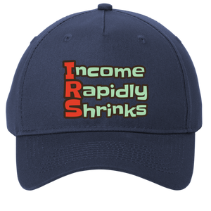 navy adjustable cotton twill cap