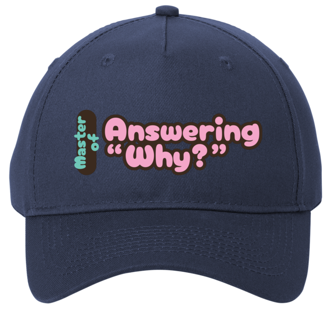 navy adjustable cotton twill cap