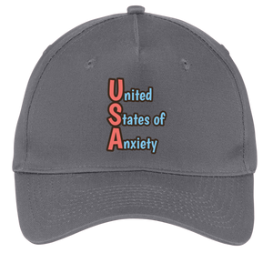 charcoal adjustable cotton twill cap