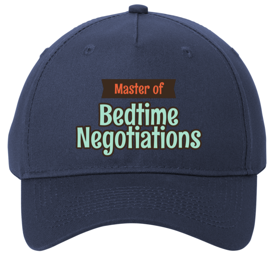 navy adjustable cotton twill cap