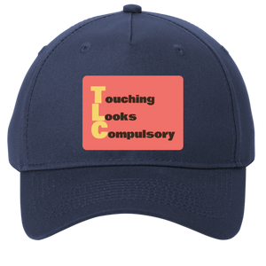navy adjustable cotton twill cap