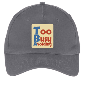 charcoal adjustable cotton twill cap