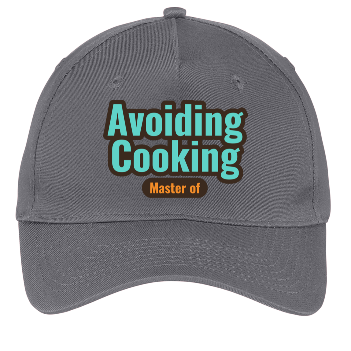 charcoal adjustable cotton twill cap