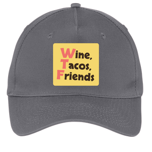 charcoal adjustable cotton twill cap
