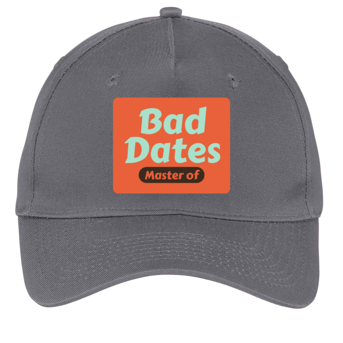 charcoal adjustable cotton twill cap