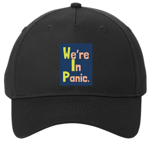 black adjustable cotton twill cap