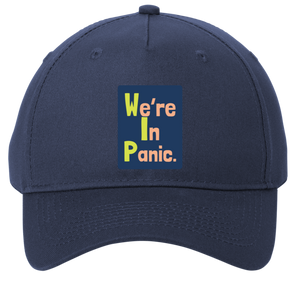 navy adjustable cotton twill cap