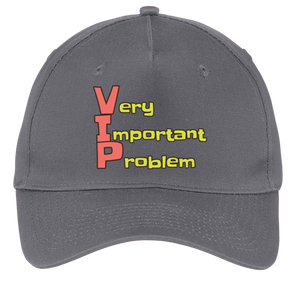 charcoal adjustable cotton twill cap