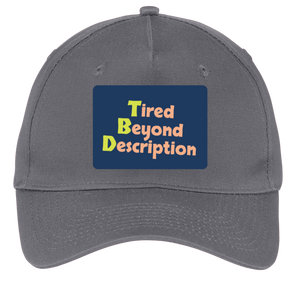 charcoal adjustable cotton twill cap