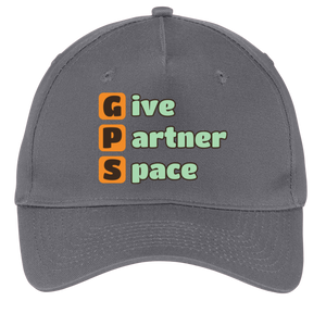 charcoal adjustable cotton twill cap