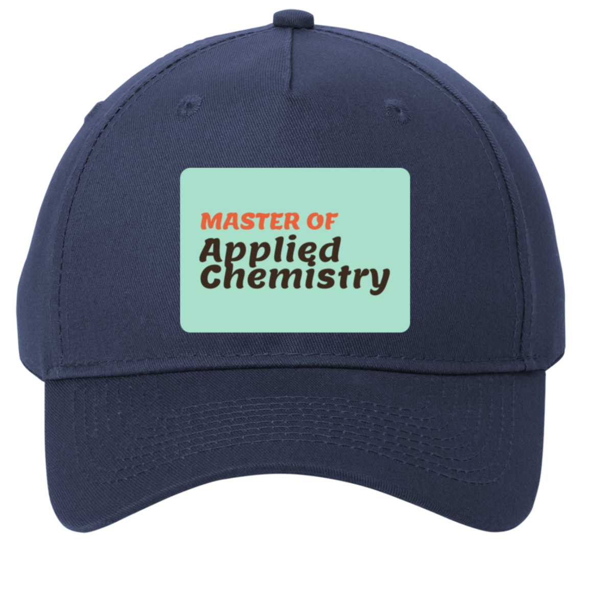 navy adjustable cotton twill cap
