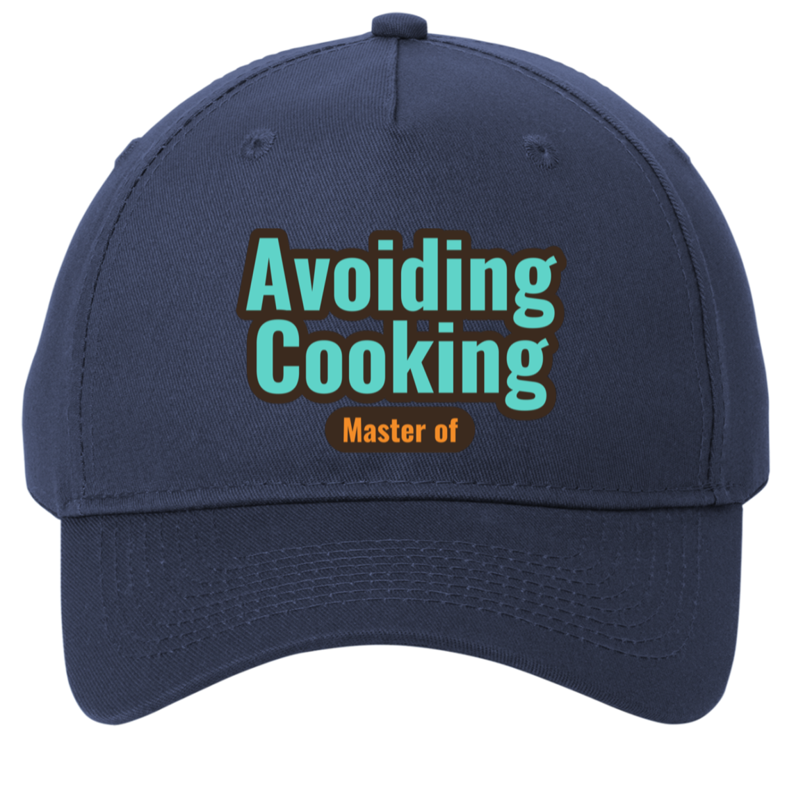 navy adjustable cotton twill cap