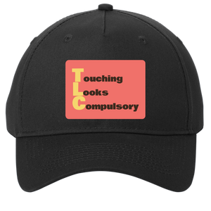 black adjustable cotton twill cap