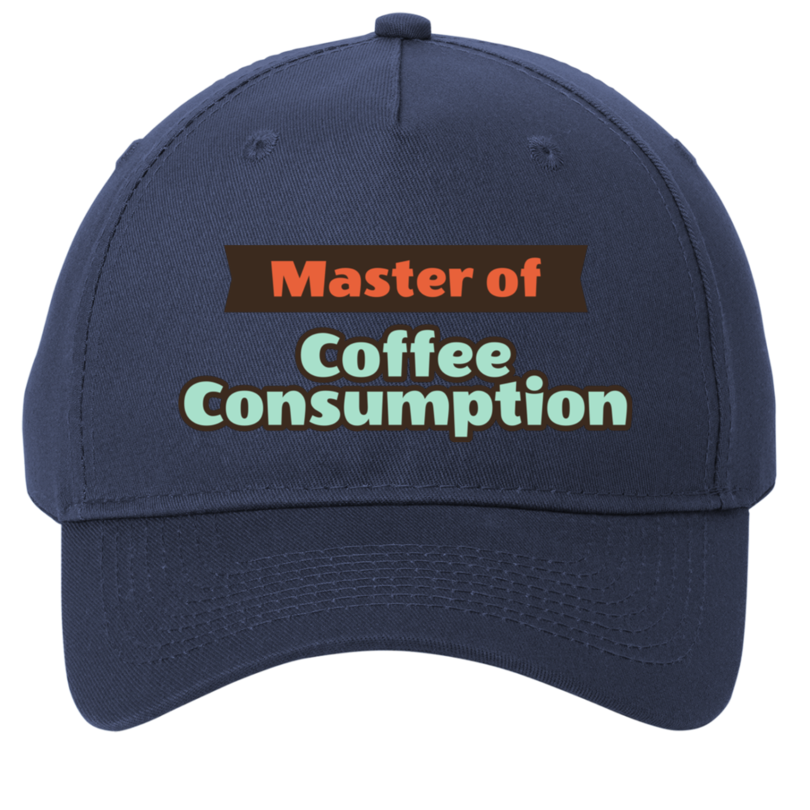 navy adjustable cotton twill cap