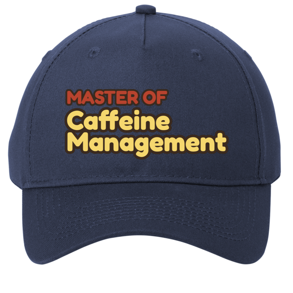 navy adjustable cotton twill cap