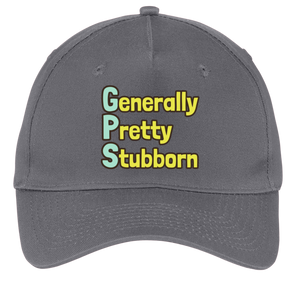 charcoal adjustable cotton twill cap