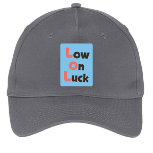 charcoal adjustable cotton twill cap